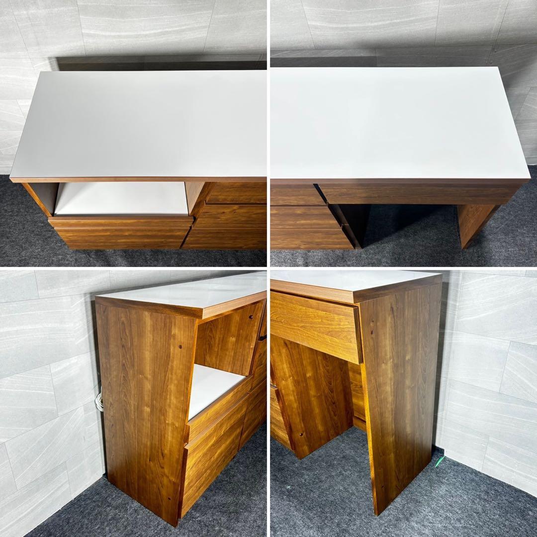 大川家具 キッチンカウンター 幅180cm シンプル おしゃれ 家具 d4995