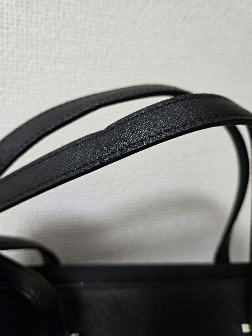 agnes b. アニエスベー　レザートートバッグ　A4クリアホルダー　ビジネス