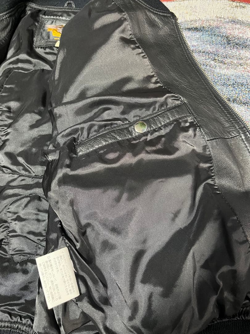 【激レア】90s ハーレーダビッドソン レザー 黒スタジャン