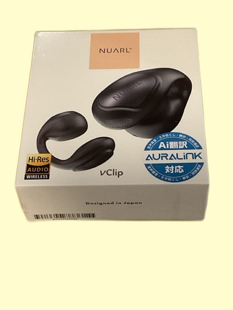 NUARL νClip オープンイヤー ワイヤレス イヤホン 新品