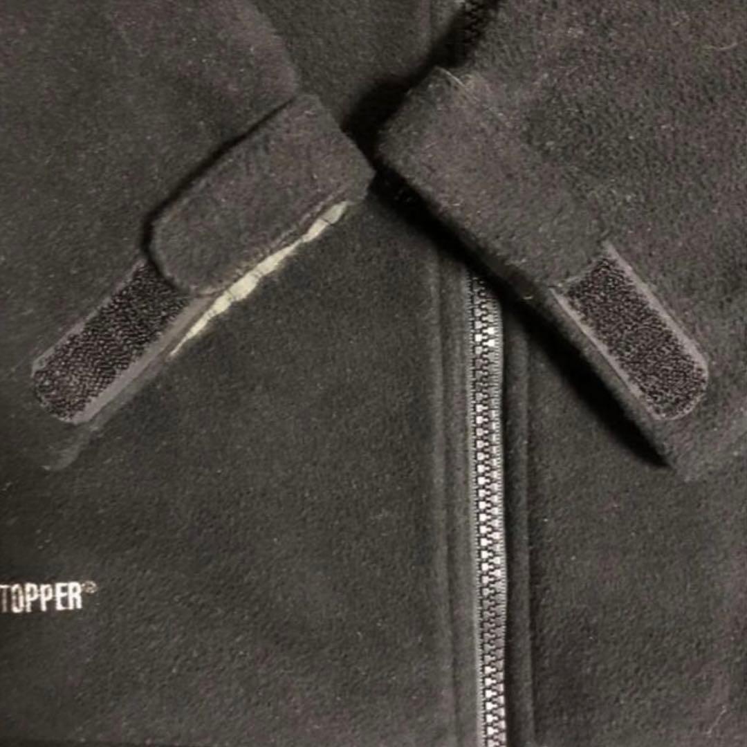 超希少 【ジェニー】刺繍ロゴ ブラック×ブラック フリース ジャケット