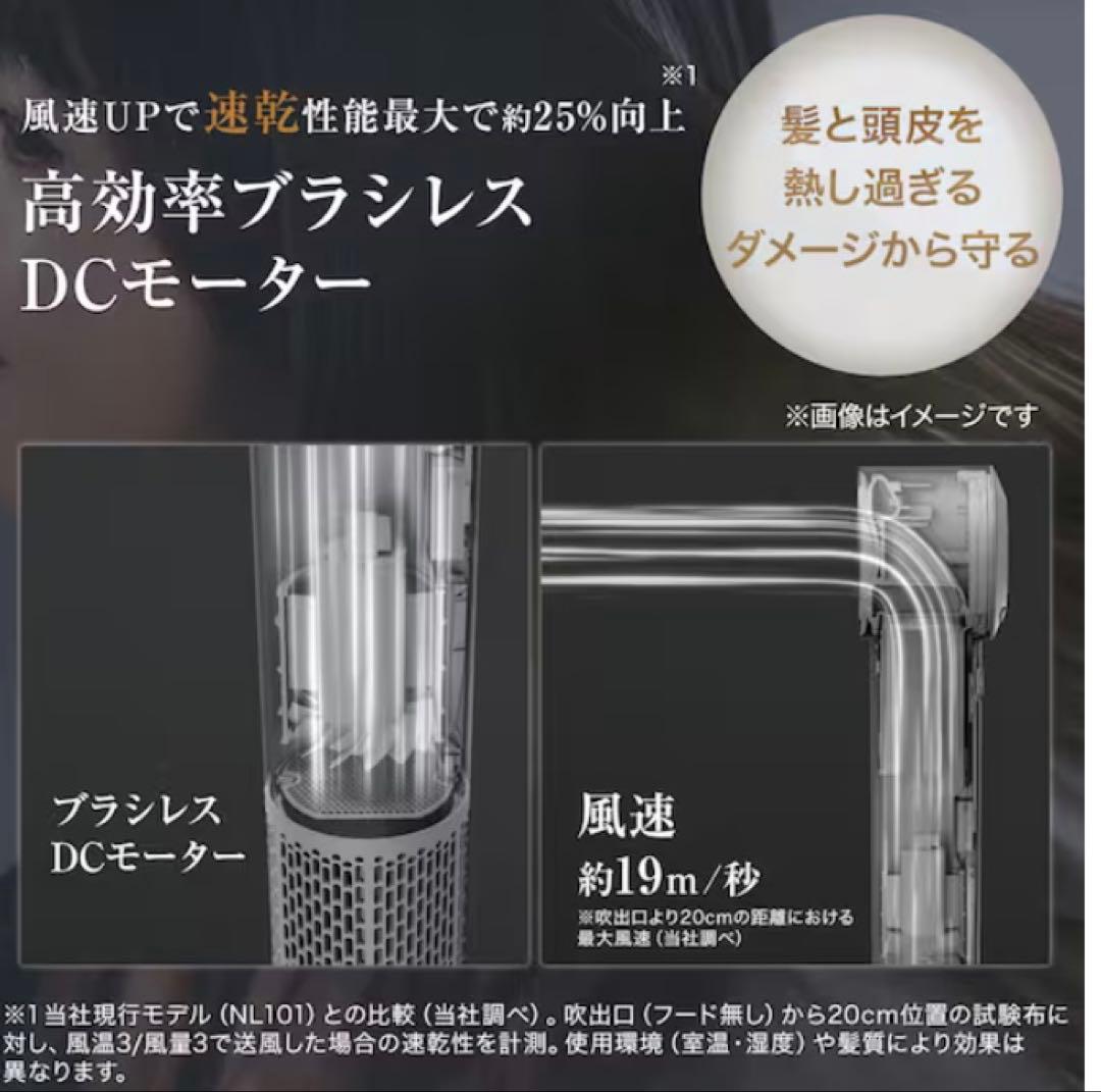 【新品・未使用】ニトリ高濃度マイナスイオンヘアケアドライヤーNY281