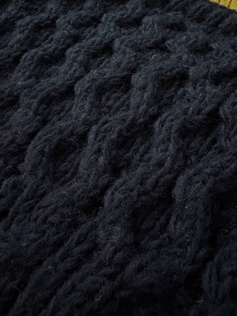 ソ*ル様 新品‼︎ Slow H スローハンズ ケーブル編み ニットベスト ネイ