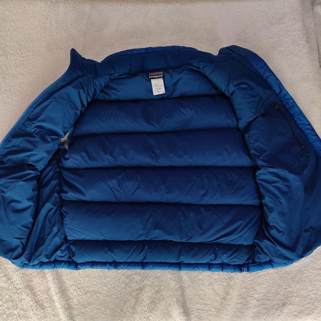 【肉厚】patagonia メンズ ダウンベスト L 青