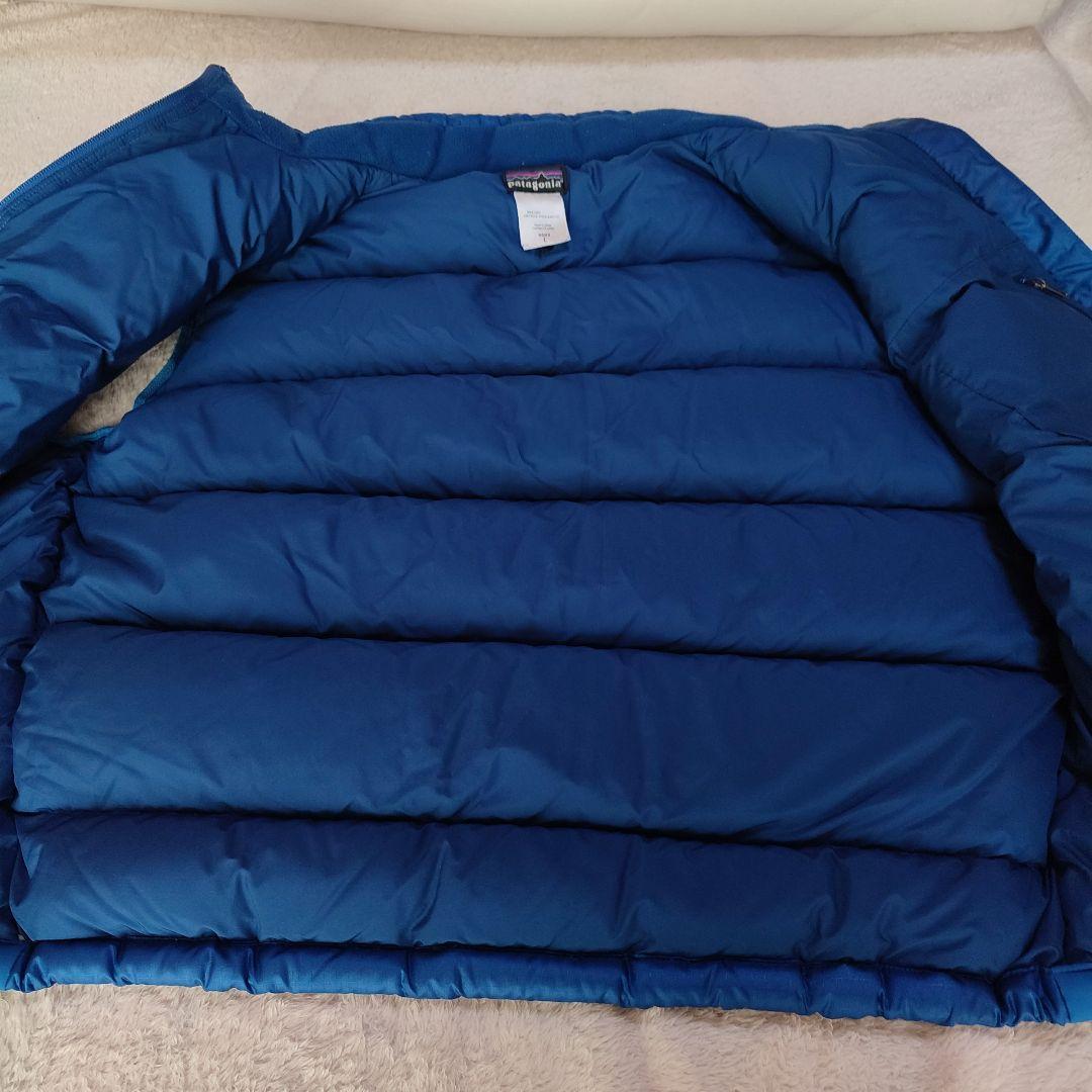 【肉厚】patagonia メンズ ダウンベスト L 青