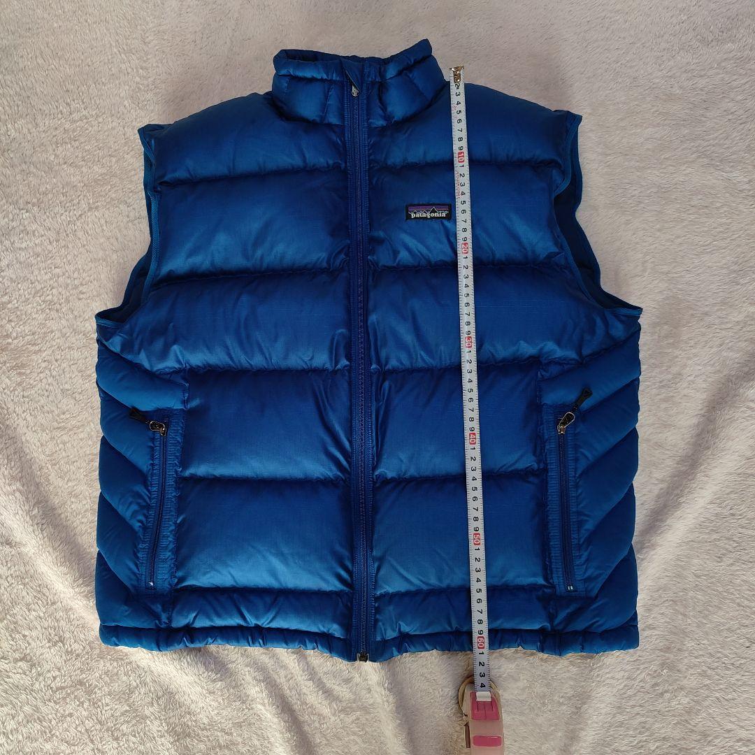 【肉厚】patagonia メンズ ダウンベスト L 青