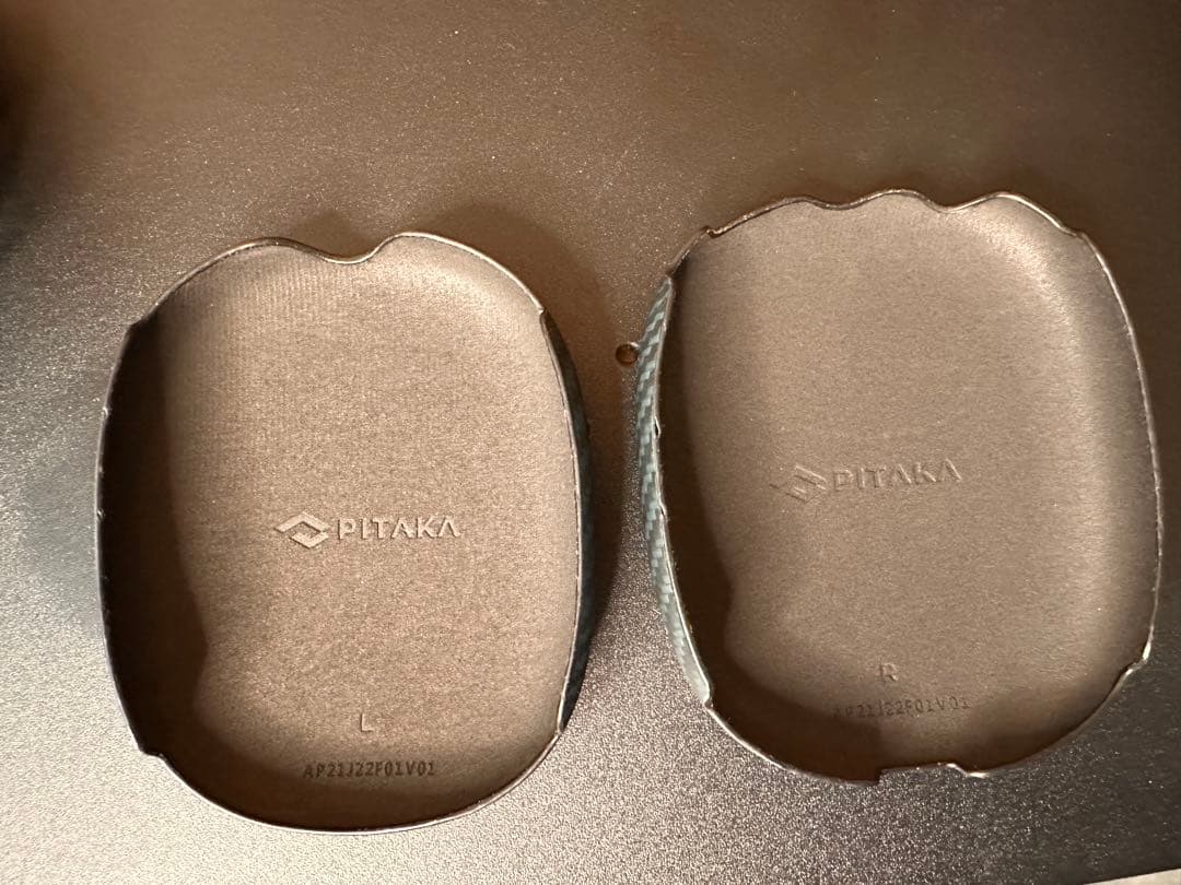AirPods Pro MAX スペースグレー pitaka保護ケース付き他