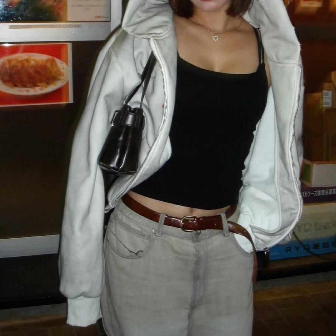 urbansophistication ダメージジップアップパーカー