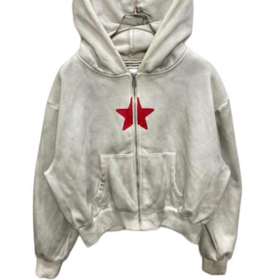 urbansophistication ダメージジップアップパーカー