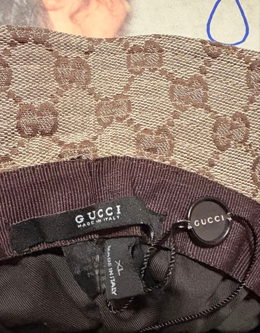 Gucci バケットハット GGパターン