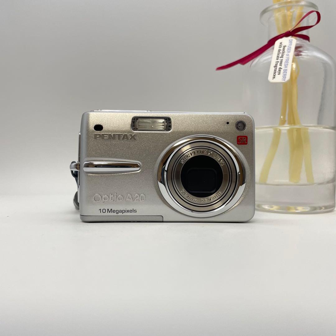 美品✨PENTAX Optio A20✨動作確認済 スマホ転送OK 可愛い♪