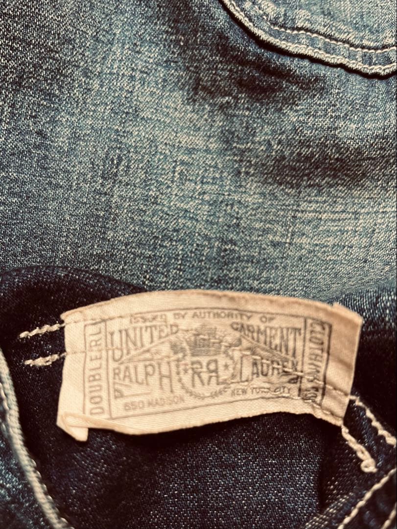 RRL Ralph Lauren 美品 インディゴ デニム コート 【X L】