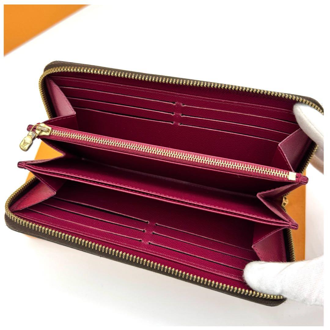 新型❣️ルイヴィトン モノグラム ラウンドファスナー ジッピーウォレット ピンク