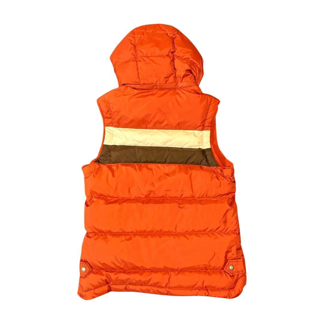 バーバリーブラックレーベル ダウンベスト ノバチェック フード M ホースロゴ