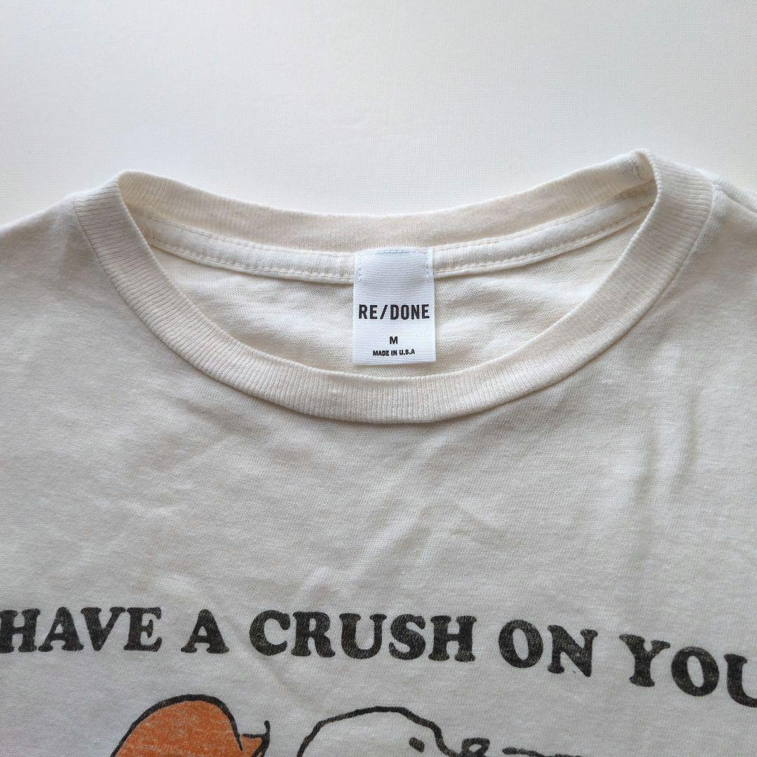 RE/DONE リダン CLASSIC TEE PEANUTS CRUSH Ｍ