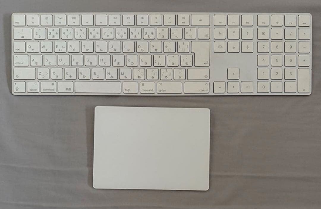 Magic Keyboard（テンキー付き） & Magic Trackpad