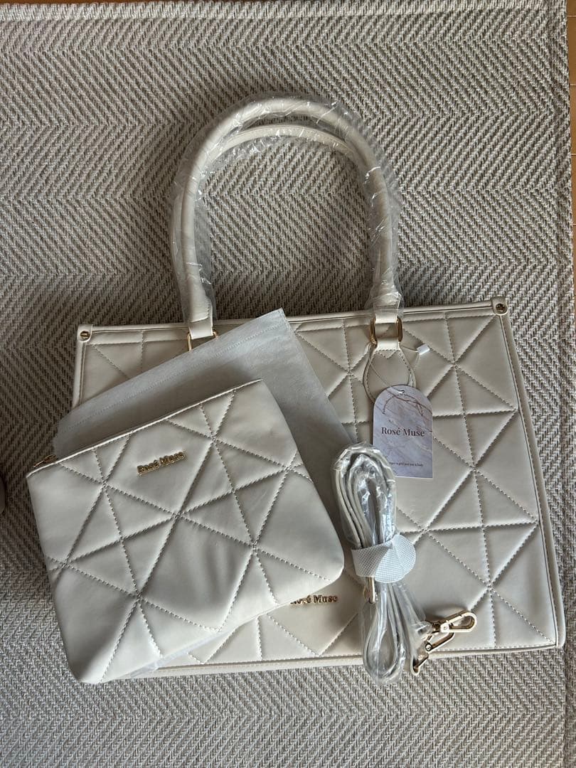 バッグ Rose Muse quilting big tote bag