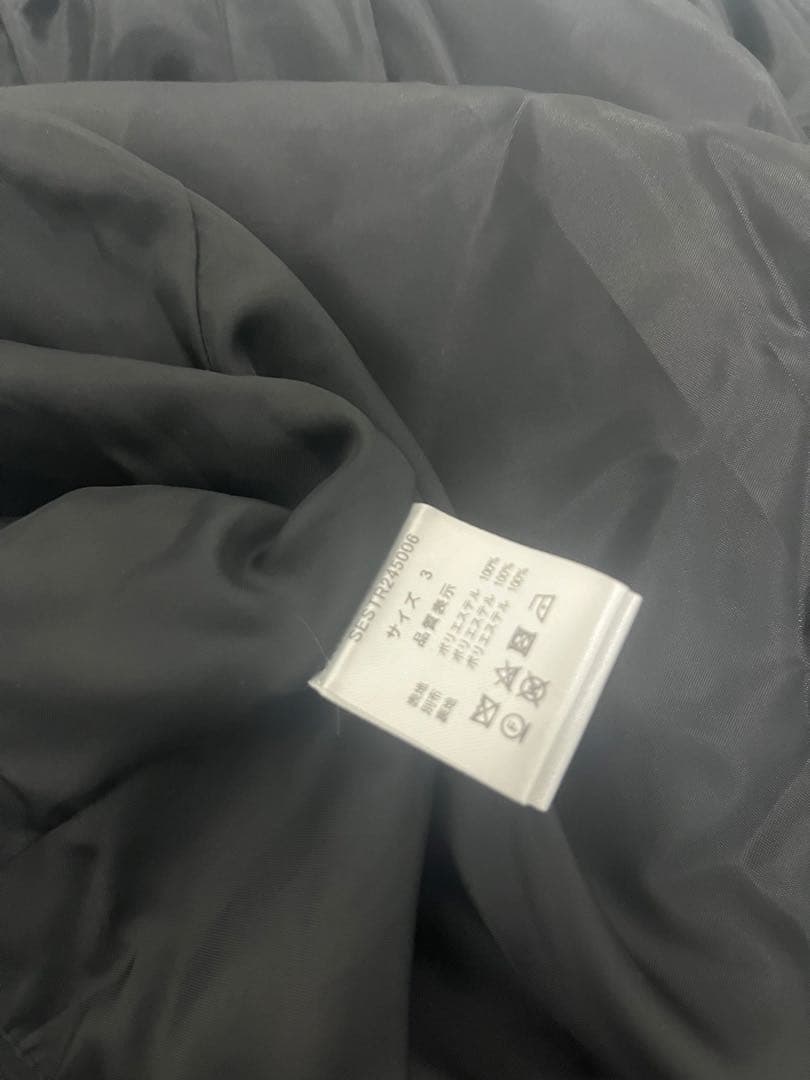 完売品　サイズ3 seyto / クラッシュベロアシングルテーラードジャケット