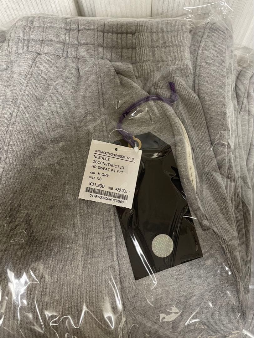 ヒザデルパンツ XS グレー　スウェット　ニードルズ ニードルス needles