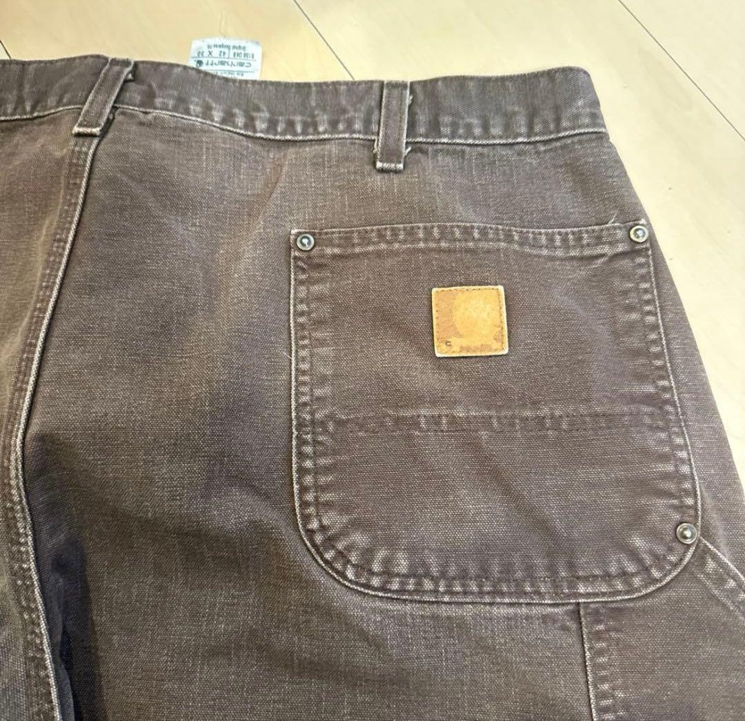 れ*れ様 カーハート ダブルニー 茶色系 W42 メキシコ製