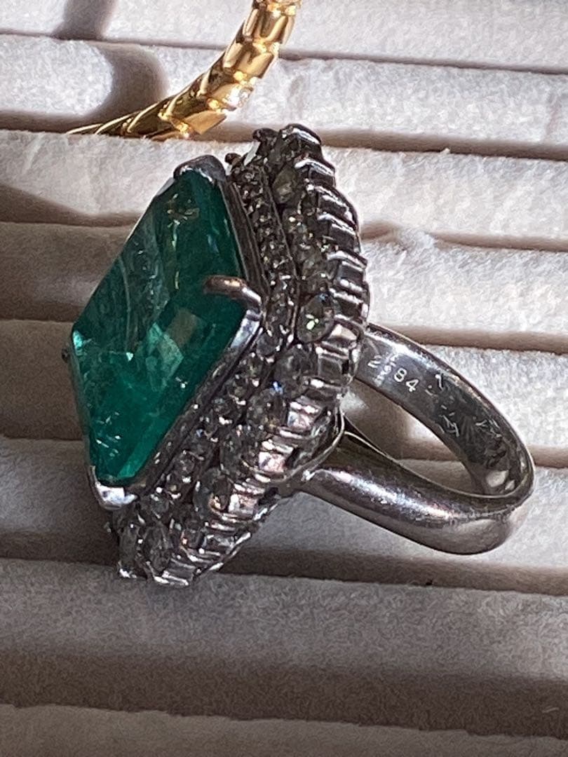 SHAWN❣️ 合成エメラルドコロンビアタイプ　バングル