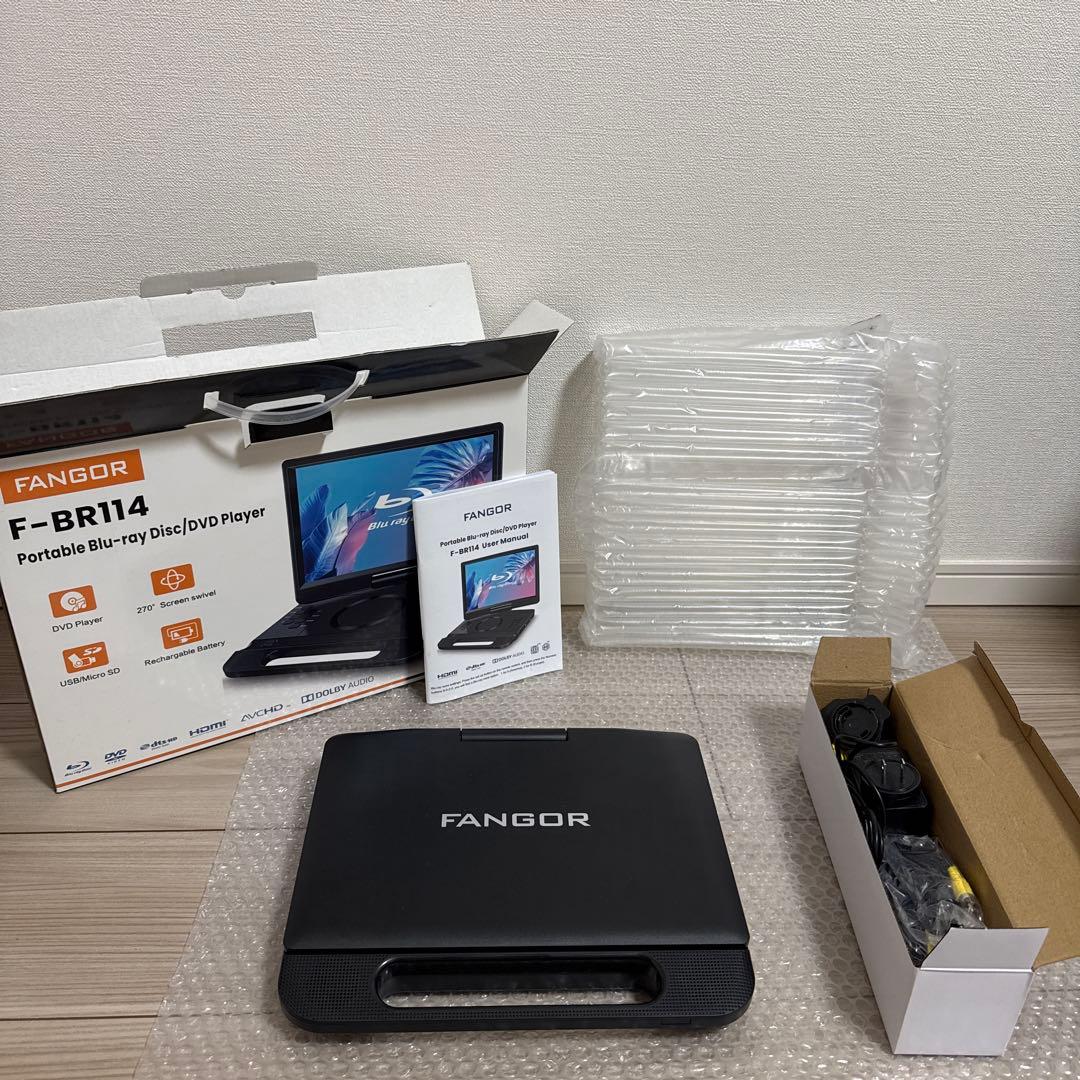【2回使用】ポータブルプレイヤー FANGOR F-BR114