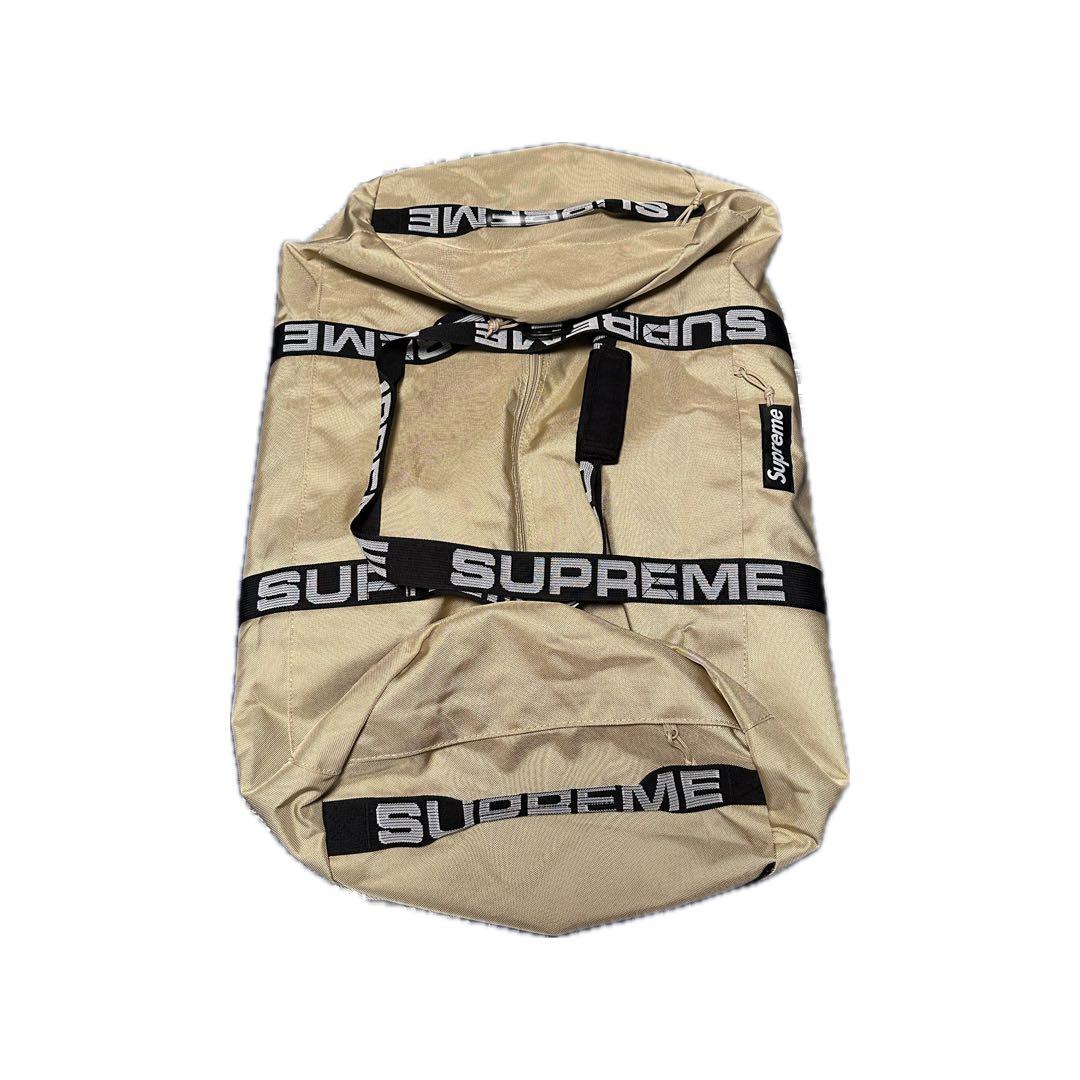 Supreme SS18 LARGE DUFFLE BAG ベージュ