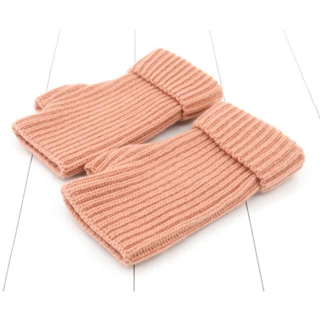 特価 エルメス 手袋 CASHMERE MOHAIR ロゴ 色:ピンクベージュ系
