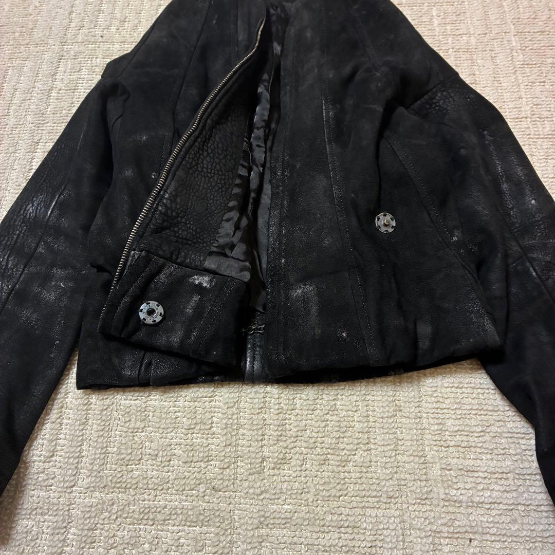 希少 06AW JULIUS Archive 短丈 Leather Jacket