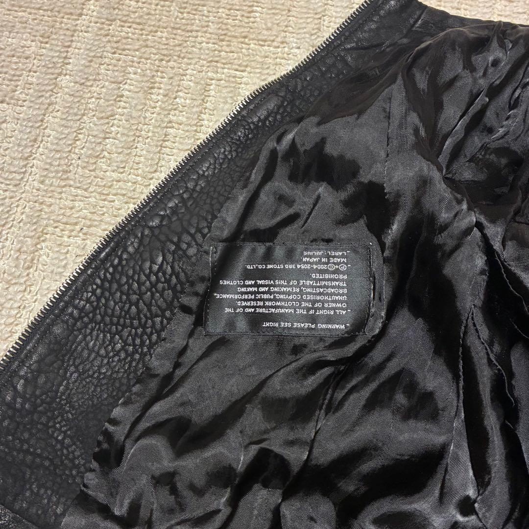 希少 06AW JULIUS Archive 短丈 Leather Jacket