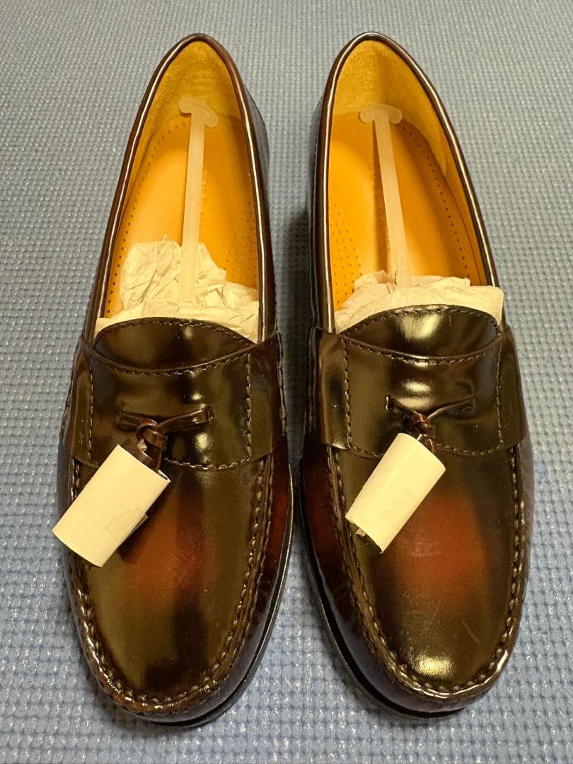 【未使用品】COLE HAAN　タッセルローファー　バーガンディ　25.5cm