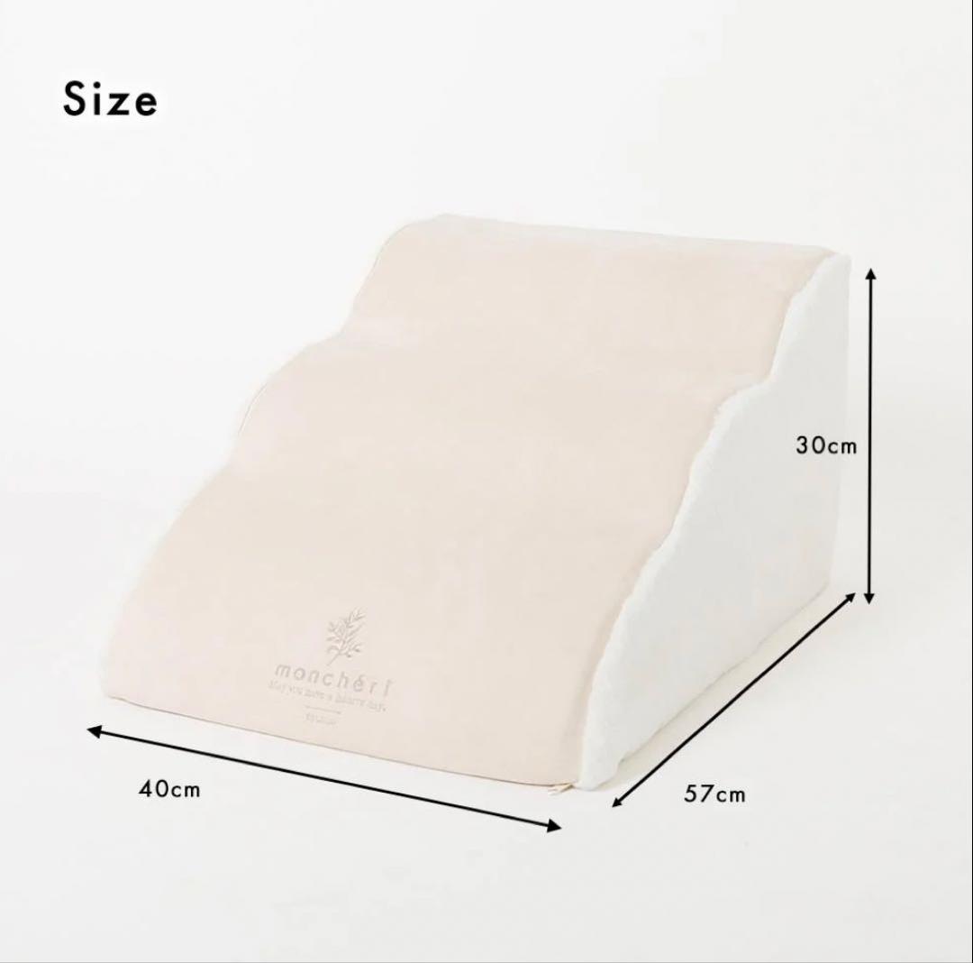 moncheri モンシェリ ファースエードスローステップ階段