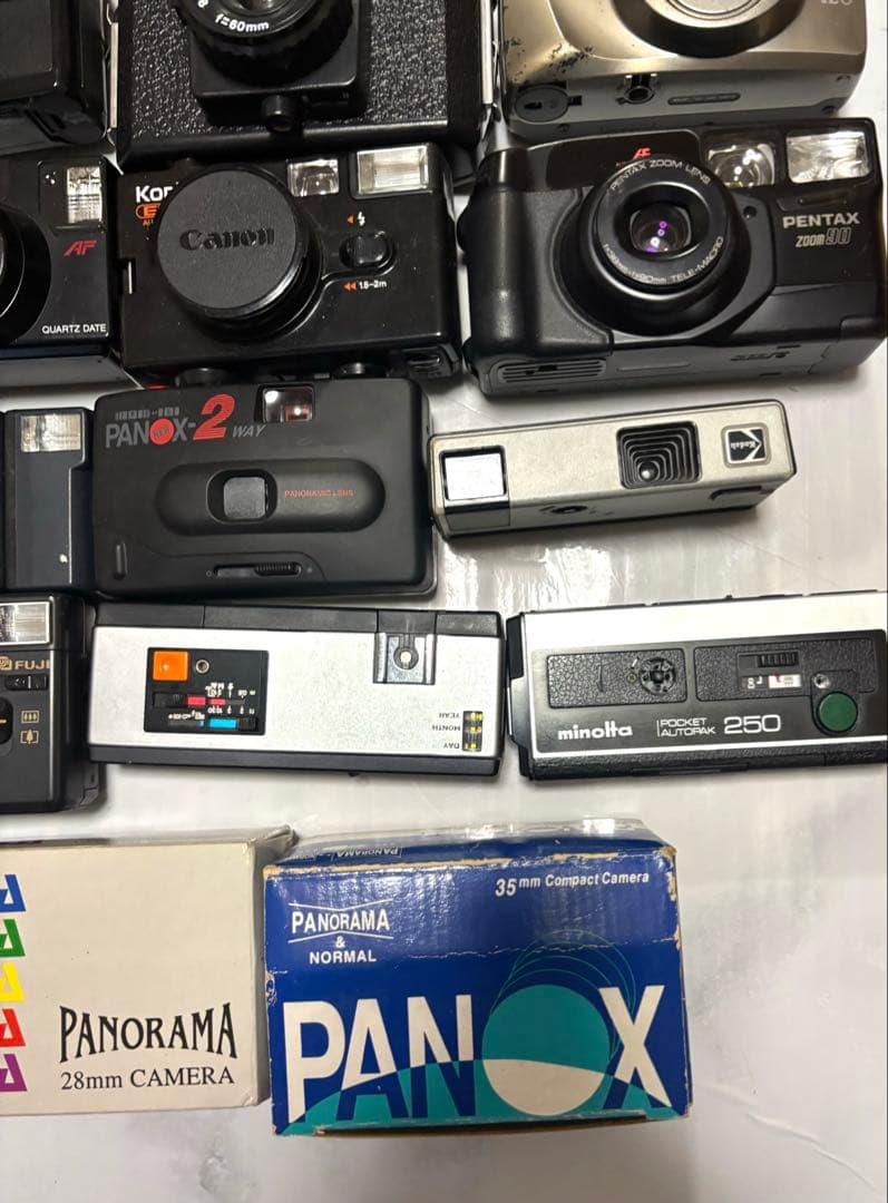 コンパクト135mmフィルムカメラ35台まとめセット（ジャンク品）
