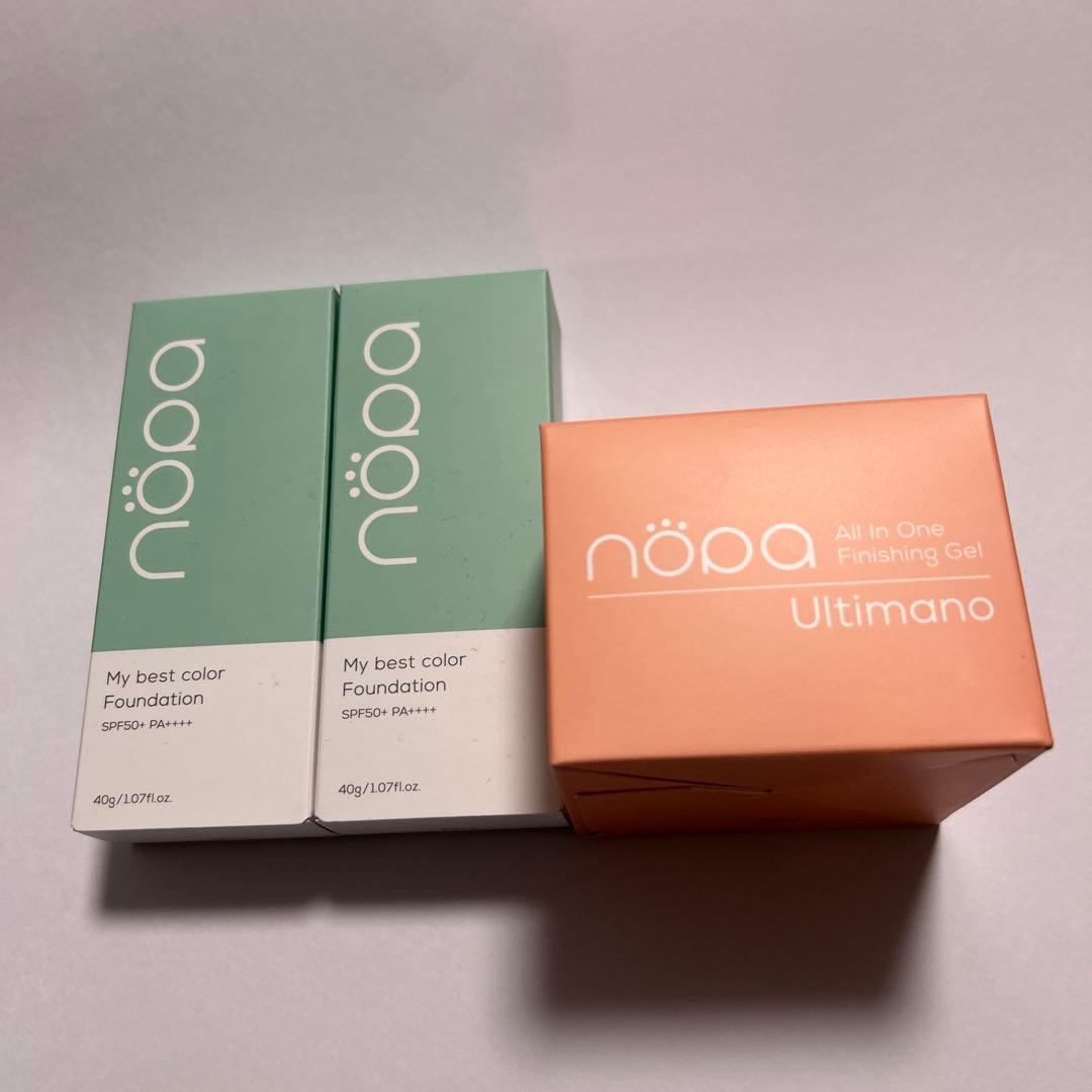 nöpa ファンデーション2本とUltimano 保湿ジェル80gセット