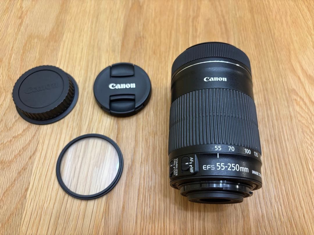 美品⭐️Canon レンズ EF-S55-250F4-5.6 IS STM