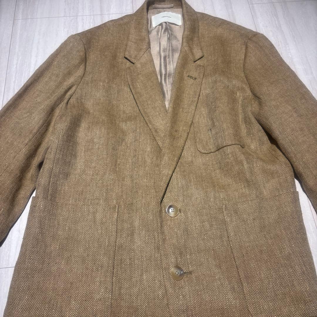TODAYFUL Boyfriend Linen Jacket ベージュ