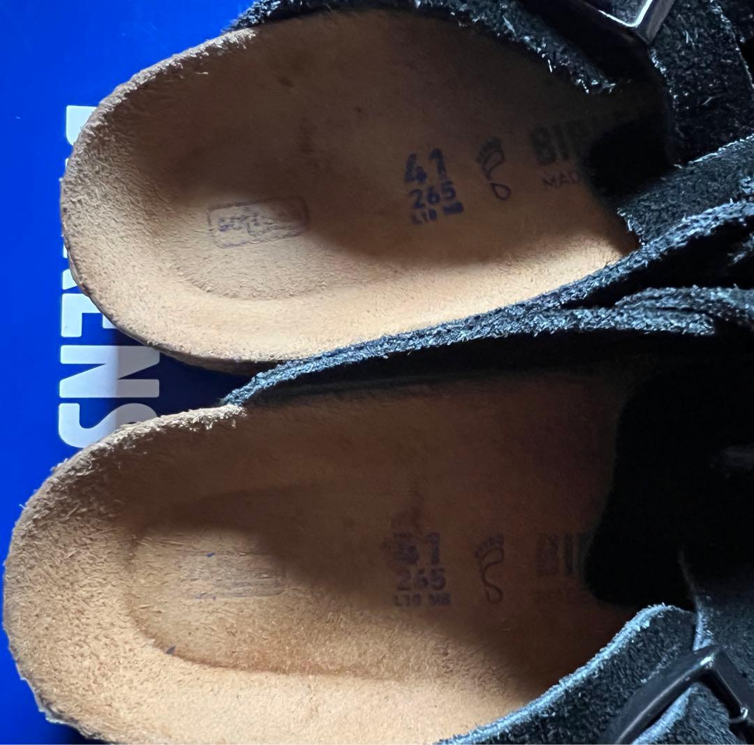 ビルケン　ボストン　ブラック　41 BIRKENSTOCK.BOSTON.