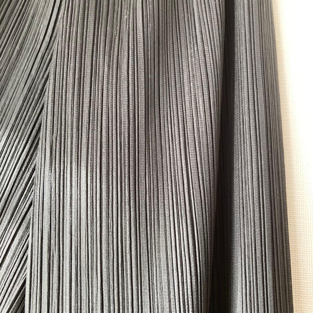 PLEATS PLEASE イッセイミヤケ　パンツ　ブラック　サイズ0