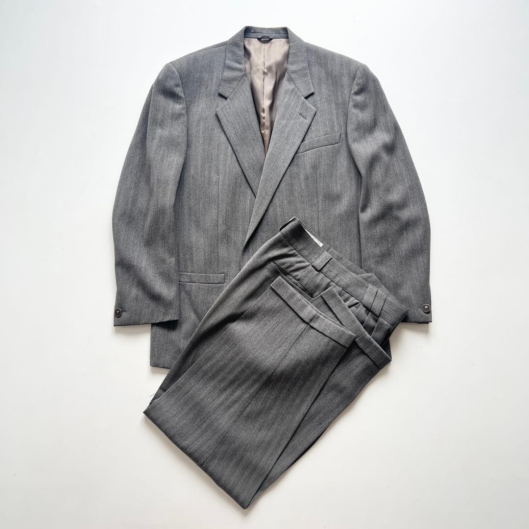 ジャンニヴェルサーチ ストライプ セットアップ メデューサボタン C265