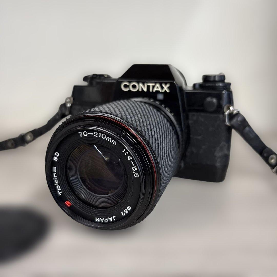 CONTAX フィルム一眼レフカメラ Tokinaレンズ付き