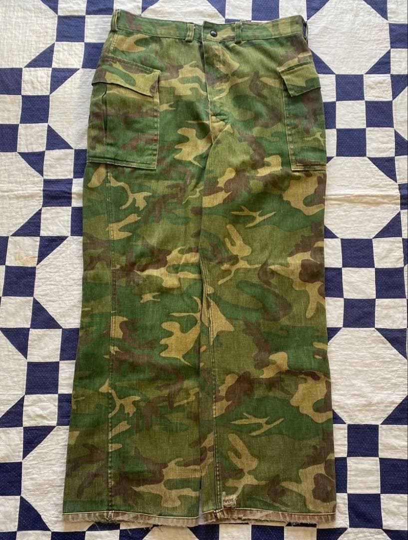 60s 70s ミッチェルカモ カーゴパンツ リバーシブル 迷彩 ハンティング