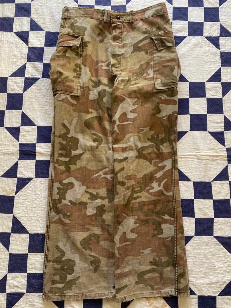 60s 70s ミッチェルカモ カーゴパンツ リバーシブル 迷彩 ハンティング