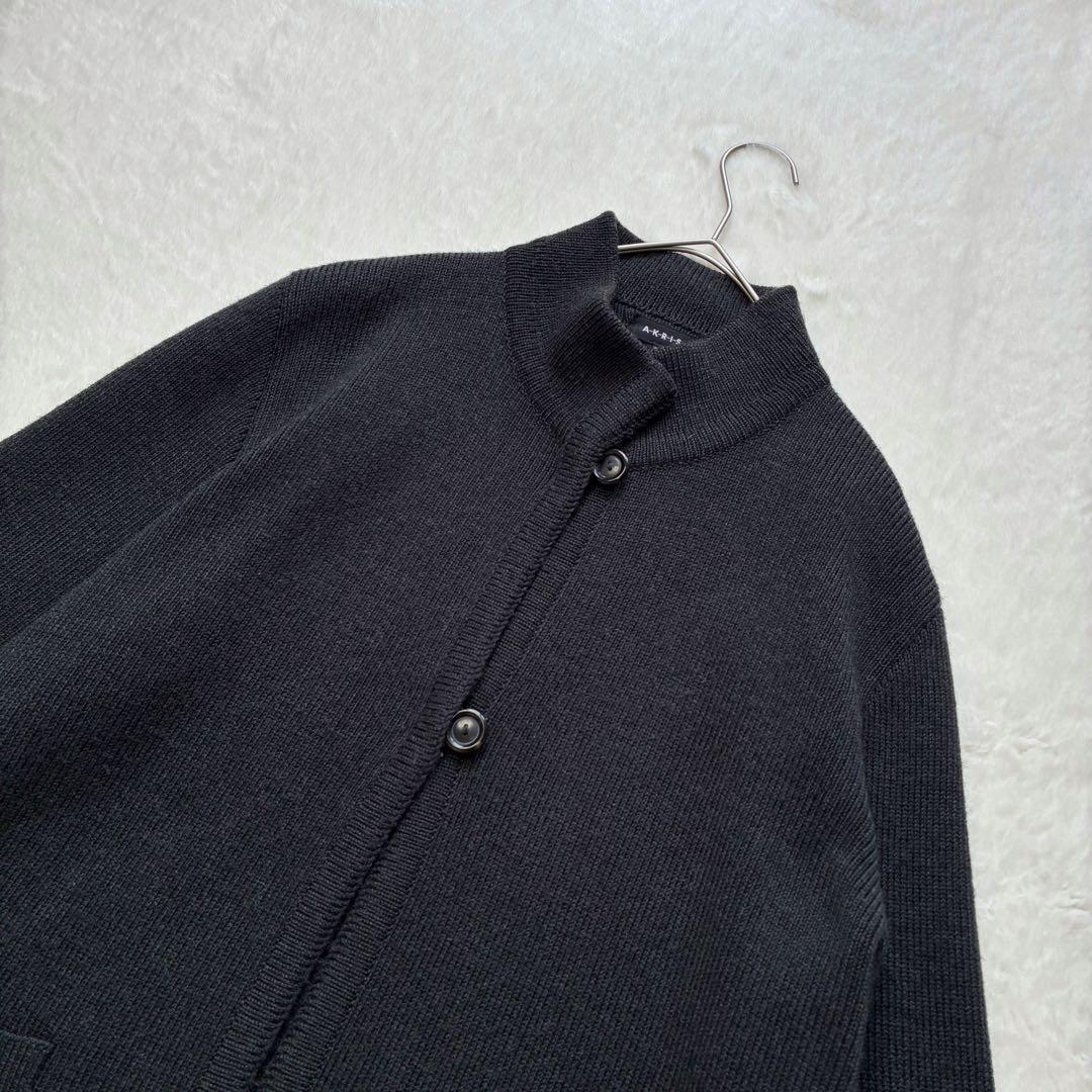 AKRIS ニットカーディガンジャケット 上質 上品 US14