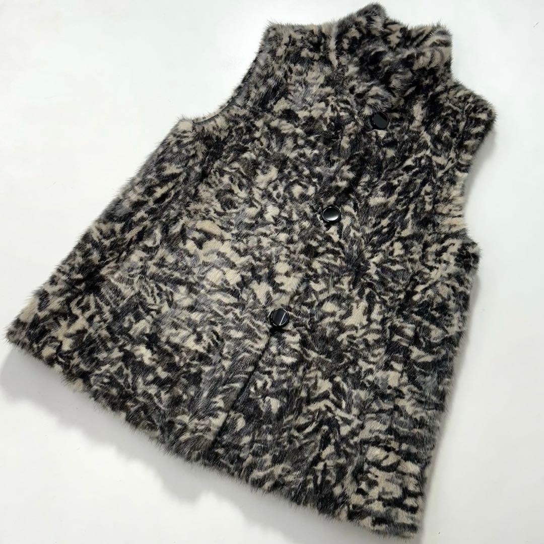 Altima アルティマ ミンク ファーコート ベスト リバーシブル シルク