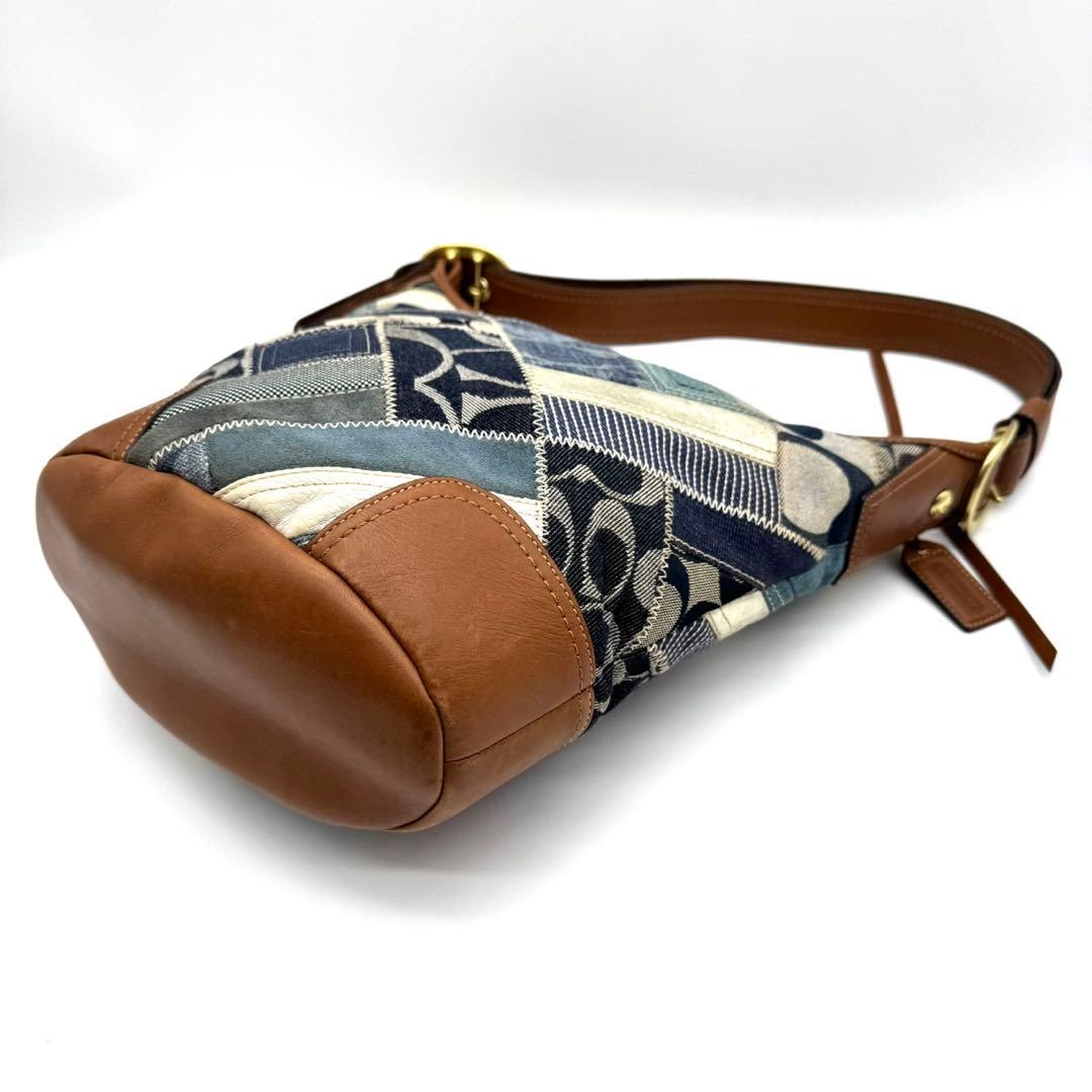 バッグ vintage coach Patchwork Shoulder Bag