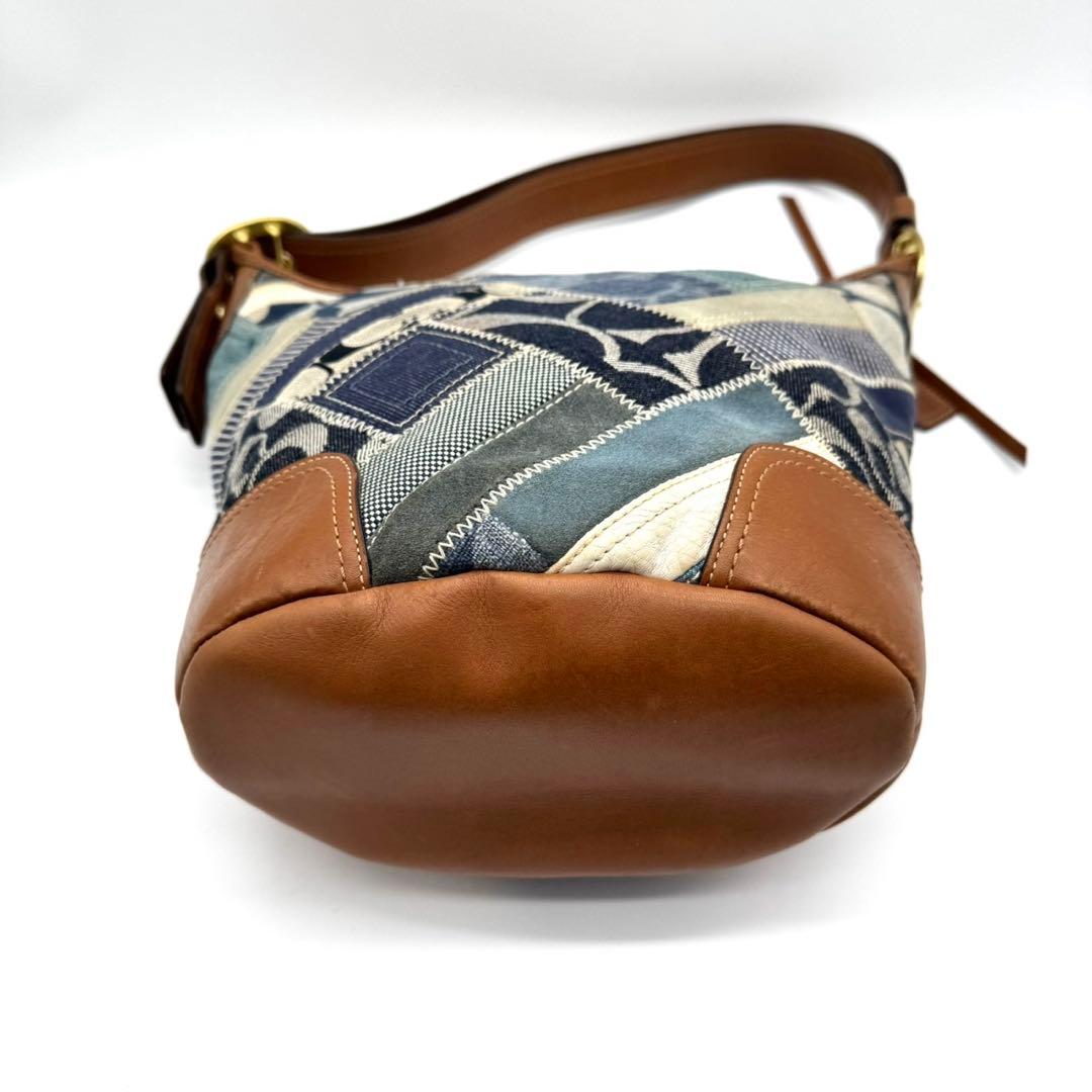 バッグ vintage coach Patchwork Shoulder Bag
