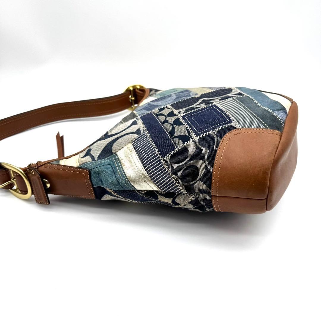 バッグ vintage coach Patchwork Shoulder Bag