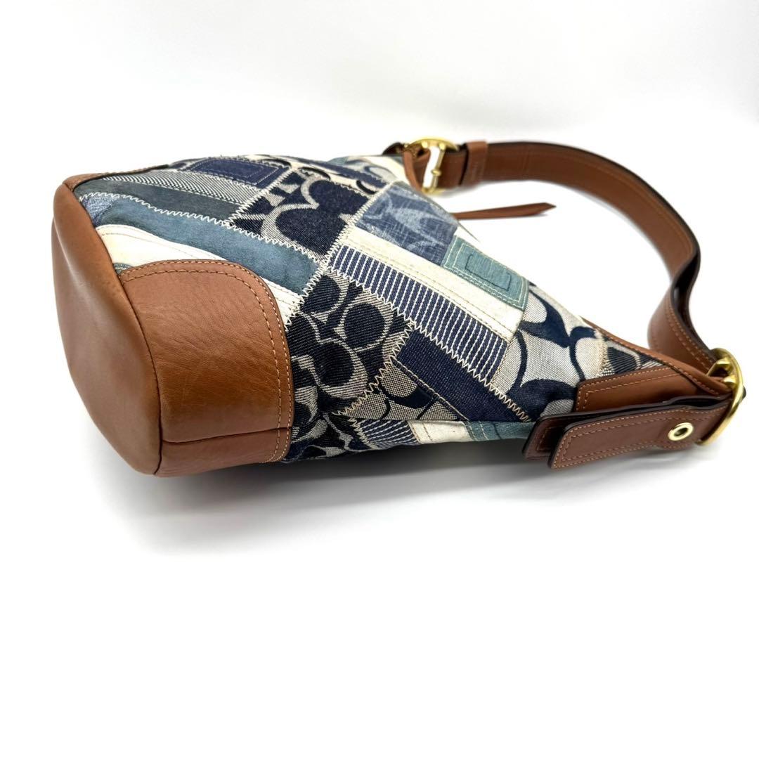 バッグ vintage coach Patchwork Shoulder Bag
