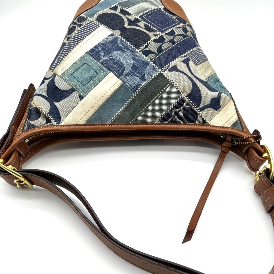 バッグ vintage coach Patchwork Shoulder Bag