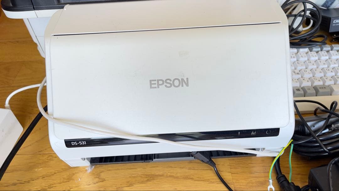 WindowsデスクトップPCとEPSONプリンター、スキャナーフルセット